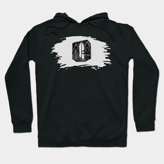 Gothic letter O – Alphabet typography Hoodie by IrvinGoth Garden